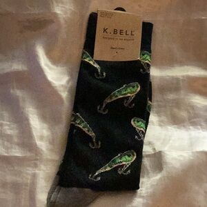 🎣NWT Just Too Awesome K.Bell Unique Fishing Lure Socks 🎣